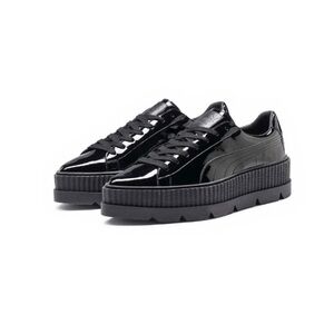 FENTY X Creeper Pointed Patent Leather Platform Sneaker